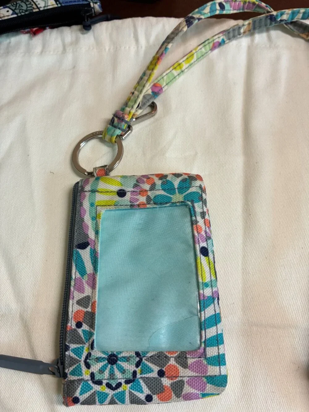 Vera Bradley 5 ID Lanyards and 1 coin/card pouch
